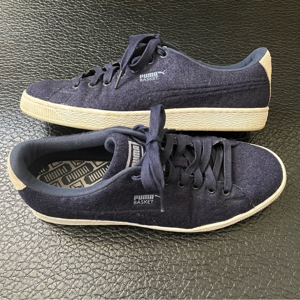 Puma Basket Embossed Wool Sneakers Men’s 10.5